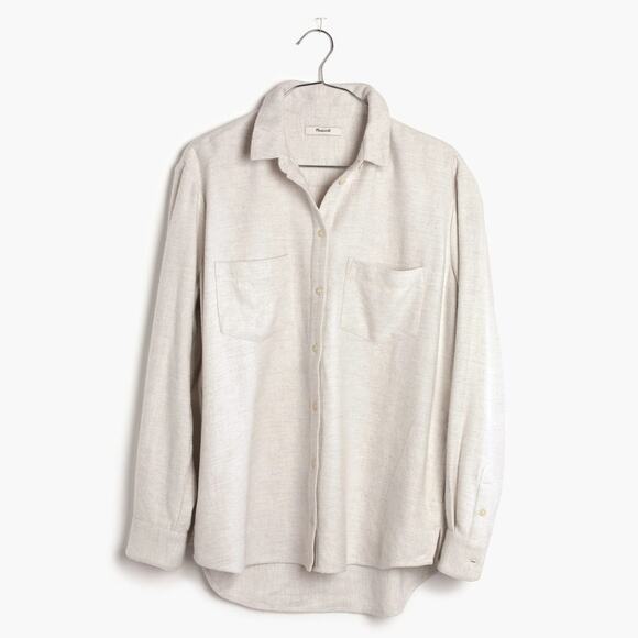 Madewell Flannel Ex-Boyfriend Shirt - M - Picture 1 of 8